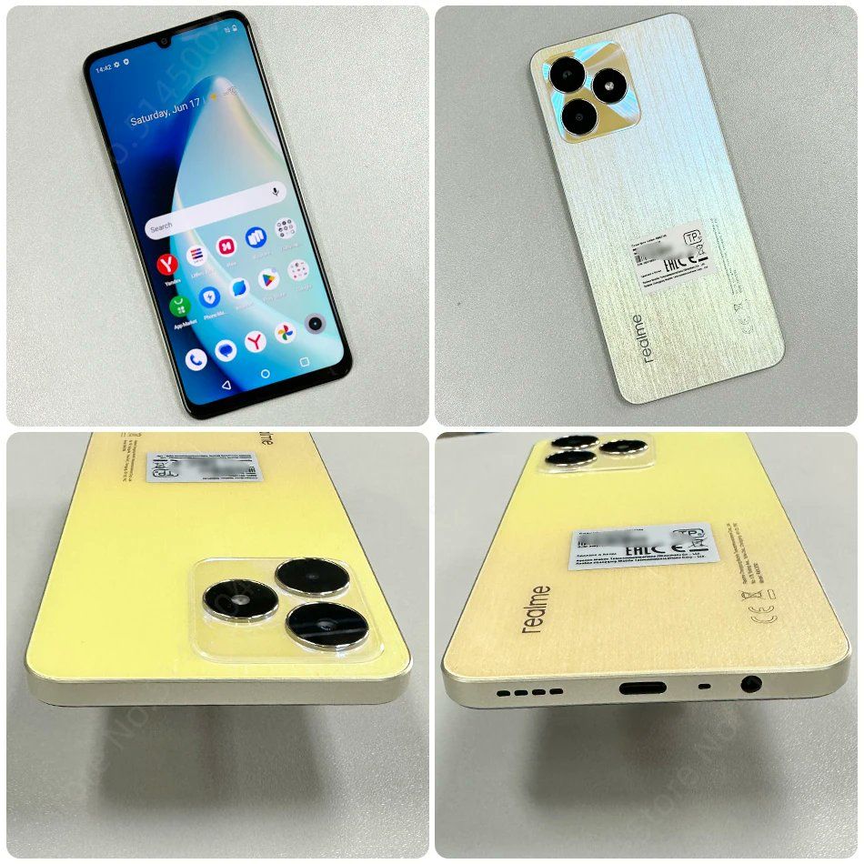 Realme C53 6.74'' 90Hz Display Mini Capsule 128GB Storage 6GB ROM 50MP AI Camera 33W 5000mAh Smart Phones
