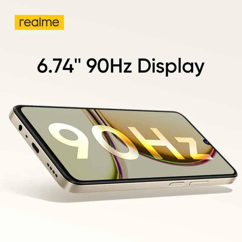 Realme C53 6.74'' 90Hz Display Mini Capsule 128GB Storage 6GB ROM 50MP AI Camera 33W 5000mAh Smart Phones
