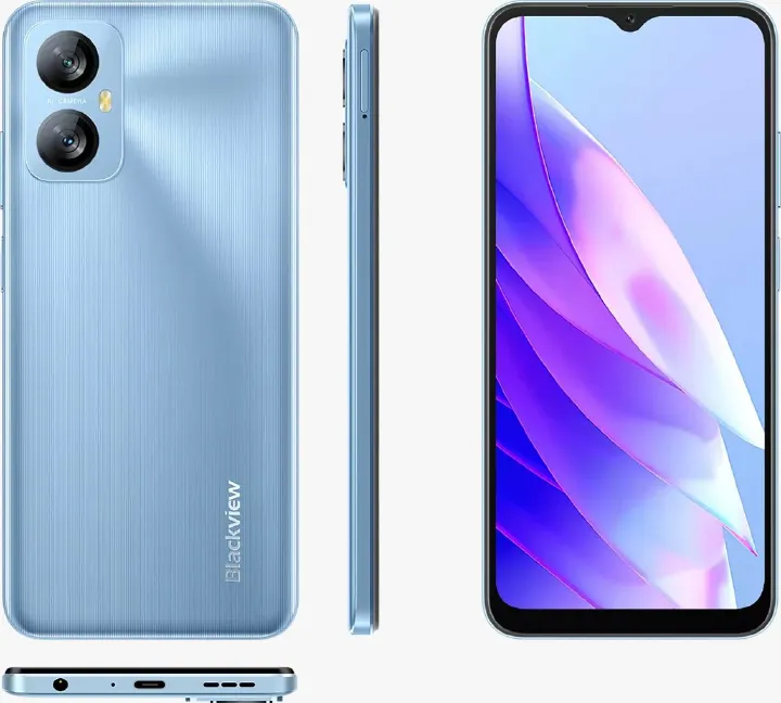 BLACKVIEW A52 PRO 128GB STORAGE UPTO 12GB (6+6)GB RAM 6.517'' HD + IPS INCELL DISPLAY 5180mAh BATTERY 13MP REAR CAMERA 5.0MP FRONT CAMERA ANDROID 13 SMARTPHONES