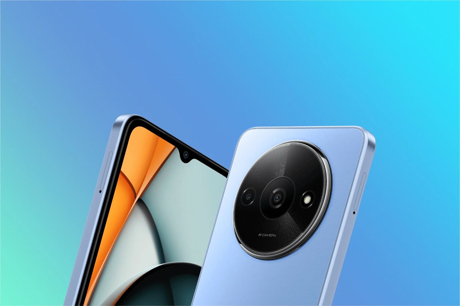 REDMI A3 128GB/64GB Storage + 4GB/3GB RAM 6.71'' LCD Display 4G Network 5000mAh Battery 10W Type C Charging system 8MP AI Dual Rear Camera + 5MP Front Camera Side Fingerprint 90Hz Refresh smartphones