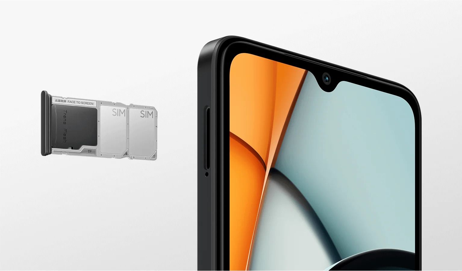 REDMI A3 128GB/64GB Storage + 4GB/3GB RAM 6.71'' LCD Display 4G Network 5000mAh Battery 10W Type C Charging system 8MP AI Dual Rear Camera + 5MP Front Camera Side Fingerprint 90Hz Refresh smartphones