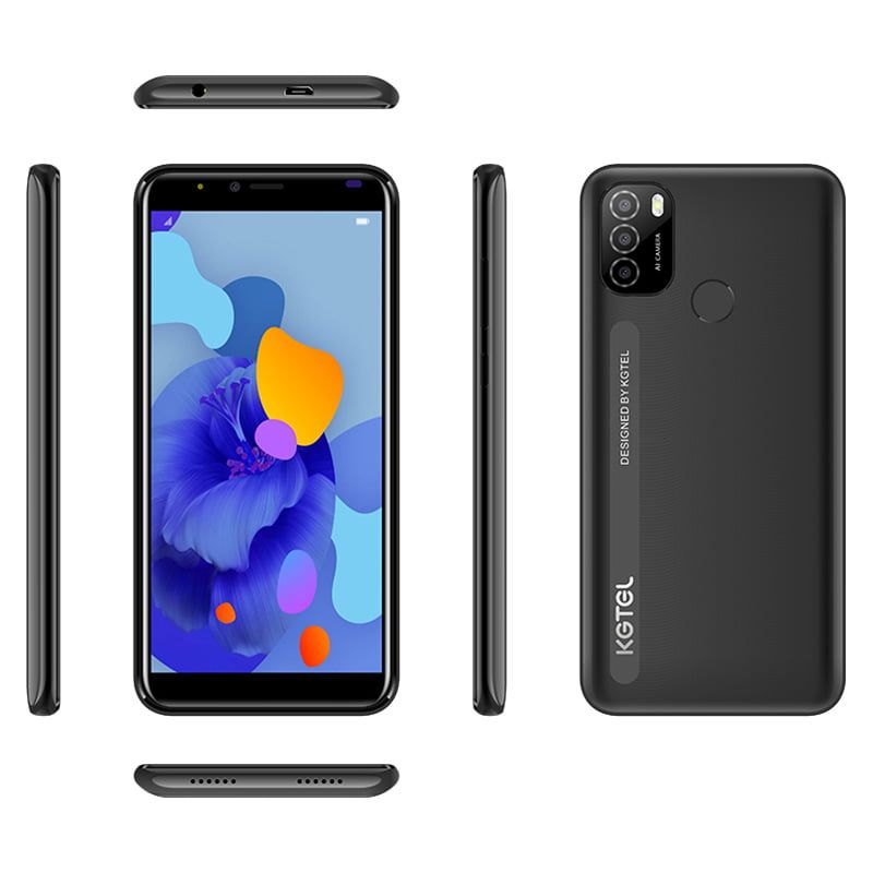 KGTEL X55 5.5"INCHES SCREEN IPS DISPLAY 16GB ROM +1GB RAM ,FINGERPRINT AND FACE UNLOCK 5MP MAIN CAMERA +2MP FRONT CAMERA 3000mAh BATTERY  DUAL SIM ANDROID SMARTPHONES