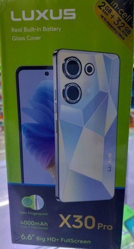 LUXUS X30 PRO MAX 6.8"HD+INCELL SUPER BRIGHT DISPLAY 32GB ROM +2GB RAM EXTENDABLE UPTO 128GB13MP REAR CAMERA AND 5MP FRONT CAMERA ,BATTERY OF 5000mAh AND TYPE C CHARGER ANDROID 11.0 SMARTPHONES