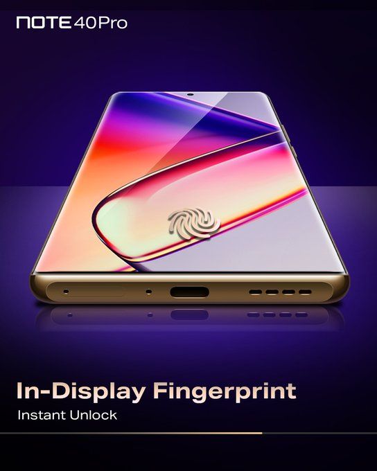 [New Launch] Infinix Note 40 PRO 256GB+16GB (8+8)GB RAM 6.78" Screen Dual SIM Smartphone 5000mAh Battery 70W Charging 108MP Camera Android 14 MediaTek Helio G99 Ultimate Smart Phones