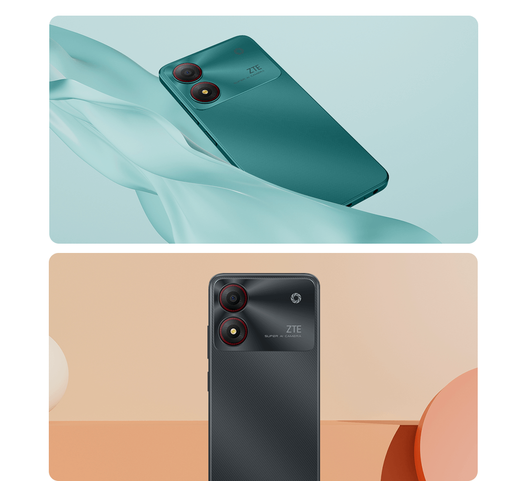 ZTE Blade A34 64 ROM+ 4GB RAM(Expandable Upto 8GB RAM) 4G Network Dual-SIM 6.6 INCH 90Hz LCD Screen 8MP Camera Type-C Charging 5000mAh Battery Face. Smartphone