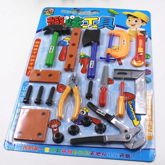 20 PCS Toddler Tool Set with Tool Box (Just like Daddy’s toolkit),Pretend Play Kids Toys, Toy Tools for Kids Ages 3,4,5,6,7,8 Years Old, Boy Toys
