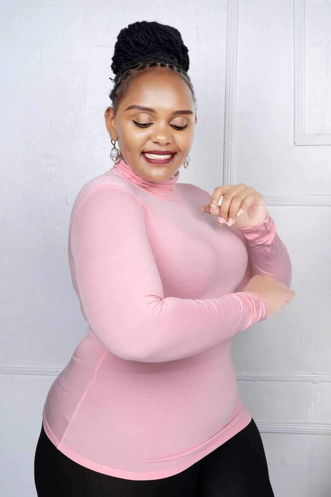 Ladies cotton pullneck