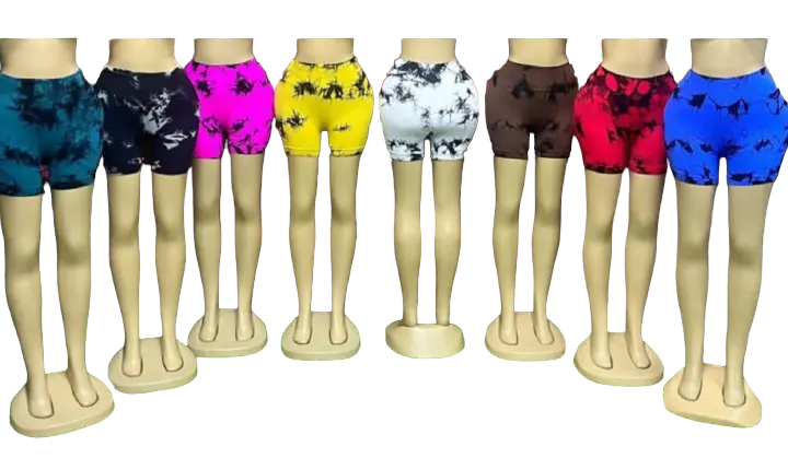 FASHION SPORTY BUBBLE SHORTS Multi-use Comfortable Style Timeless Everywhere Wear Ladies Women Trendy Sporty Look Gym Fit Gym Workout Clothes STRETCH BIKER SHORTS
