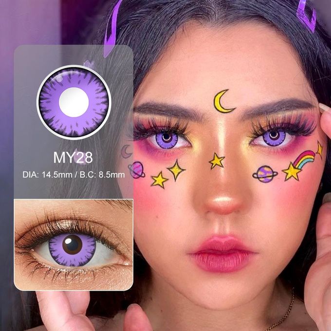 Colored Contact Lenses Party Crazy Color Enlarge Beautify