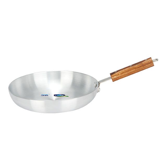 SK Aluminum Pan Smooth Wooden Handle. latest new design double sided grill pan is a must have cookware for your kitchen, the double sided pan with the silicon sealing on the edge and magnetic locking