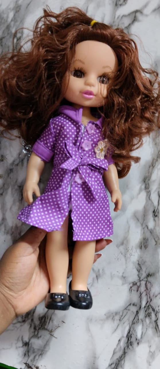 White dollswith semi human hair, makes baby sounds by ... KSh 1,680. Black Doll African Girl Baby Doll Toy