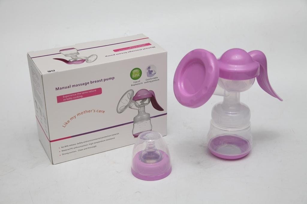 Manual pump It pumps out the milk from your breast by the natural pressure. It is more gentle and pleasurable than using electronic pump that may hurt your nipples b