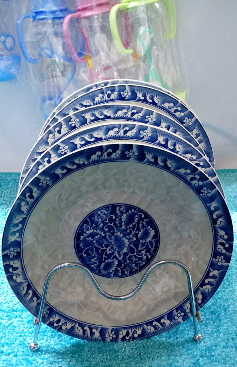 dinner plates Set Of 6 Beautiful Dinner Serving Ceramic Plates Pack of 6 dinnerset plates, made from durable ceramic material . Colorful stylish looking