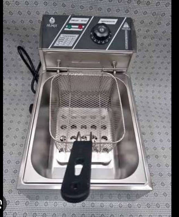 single deep frier Powerful Stainless Steel Electric Deep Frier 6 Litres normal