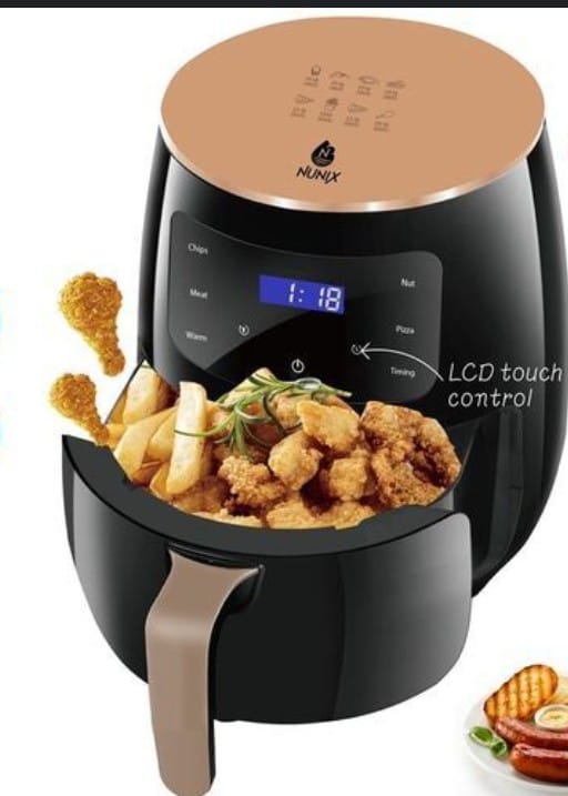 Airfrier Safe and non-toxic  Good heat resistance.   High quality non-stick pan liner.   Inner liner material: Non-stick pot coating.