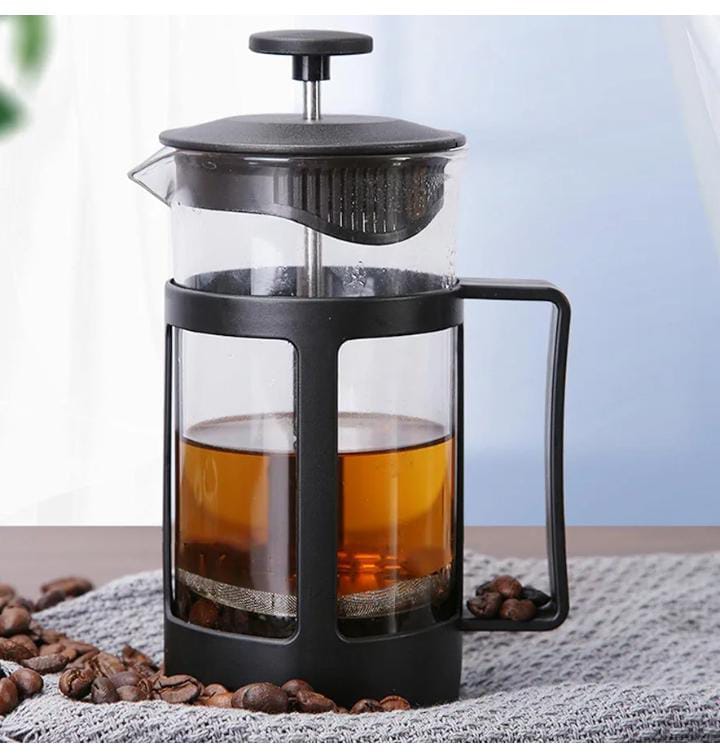 French Press coffee maker /tea maker round top Portable and allows one to get the brewed coffee at home, in the office or outside on the go without worrying about cracks or rust.
It is sturdy enough