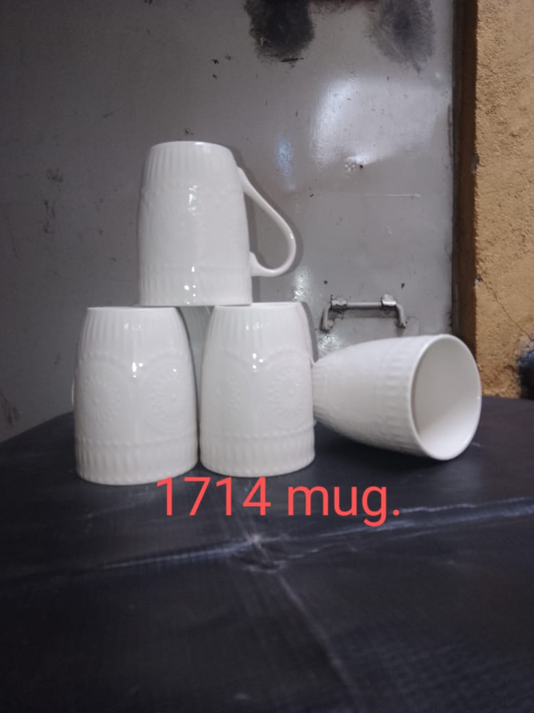 Coffee Tea Mug - Set Of 6 - Large ;High Quality Ceramic mug Perfect for Coffee, Tea, Hot Chocolate, Milk etc Skillfully Designed to ensure a pleasant Warm hold