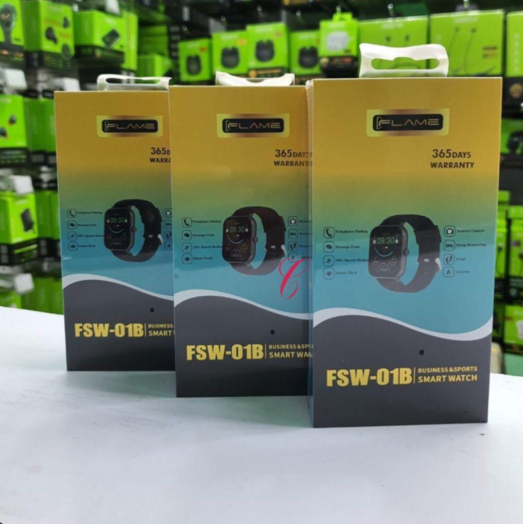 Flame FSW -01B smart watch available Black