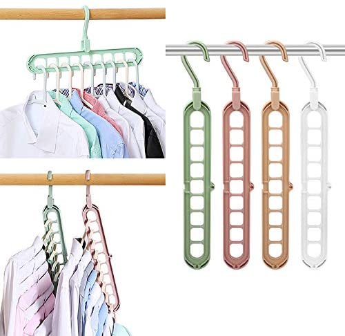 5pcs Magic space saving hangers mixed colors