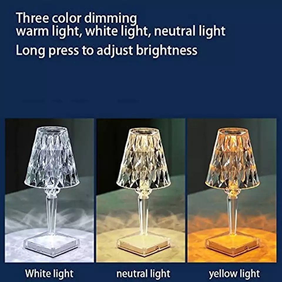 3D crystal  Lamp

-Adjustable brightness