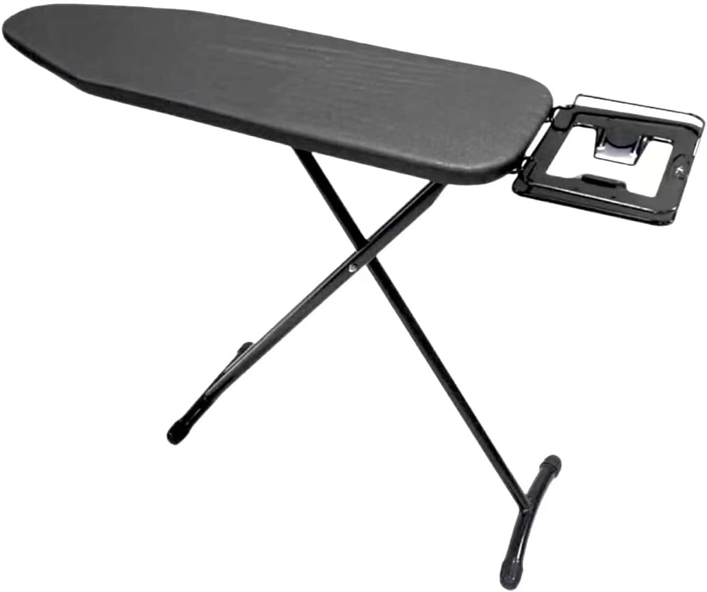 Ironing Board Folding Ironing Table Adjustable Height Tabletop Ironing Board Portable Ironing Station Non-Slip Ironing Stand with Retractable T-Leg Heat Resistant Cotton Cover Steam Iron Rest for Home