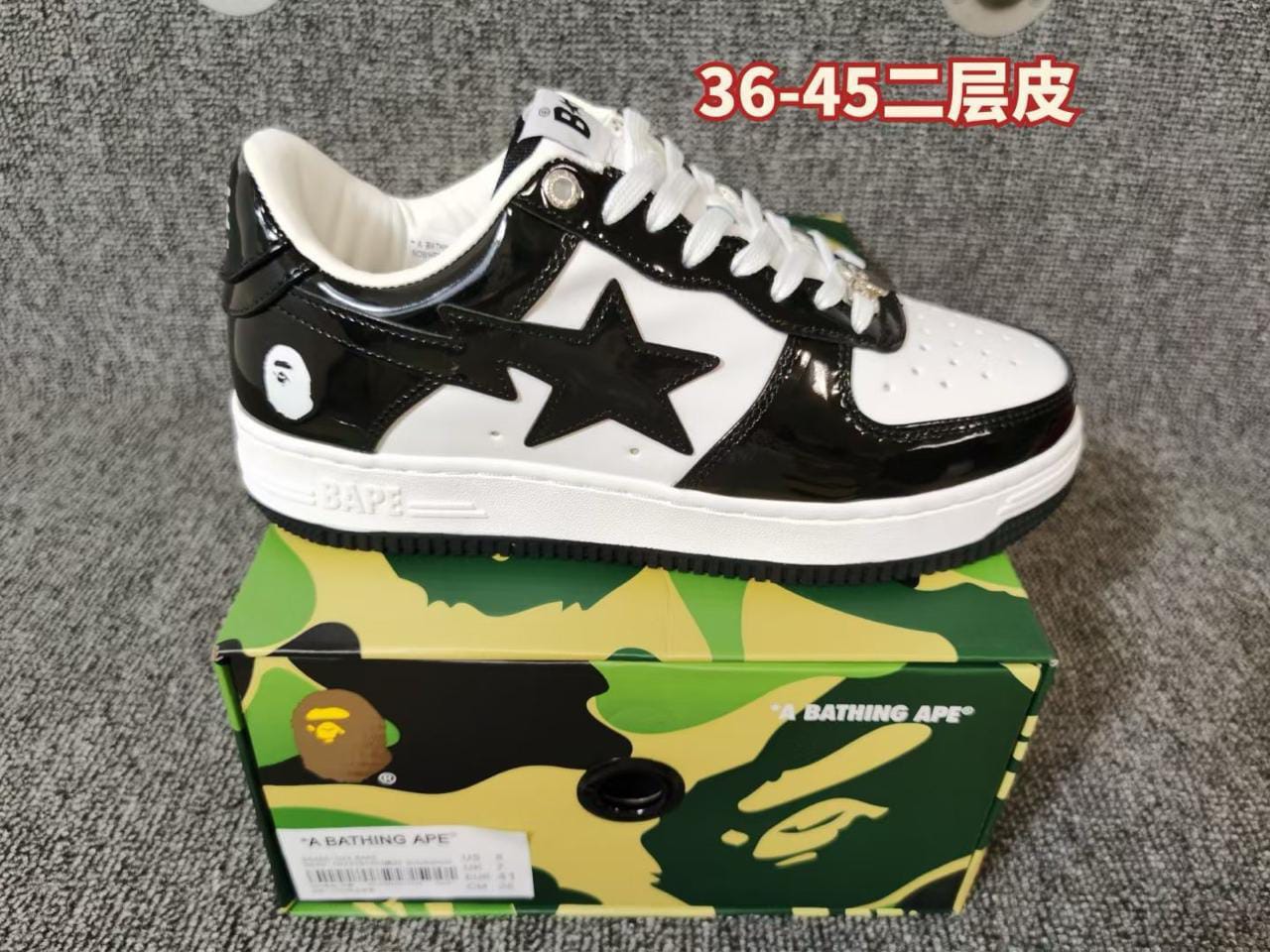 BAPE STAR Latest Fashion breathable sneaker