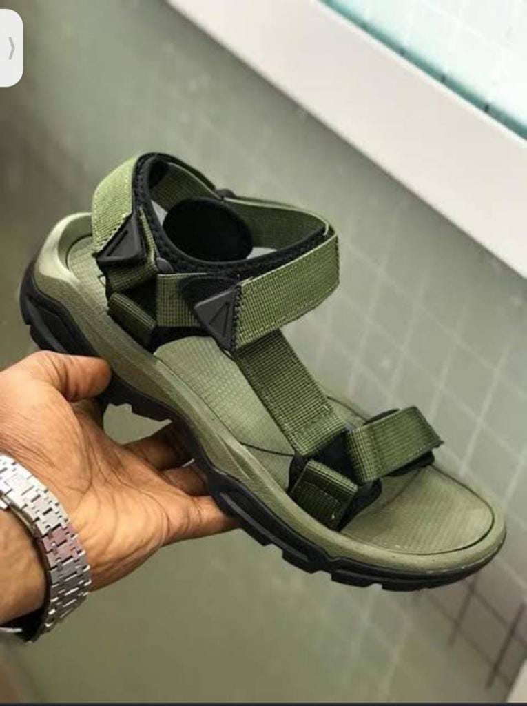 High Quality Teva Leather men's Teva leather open shoes/sandals