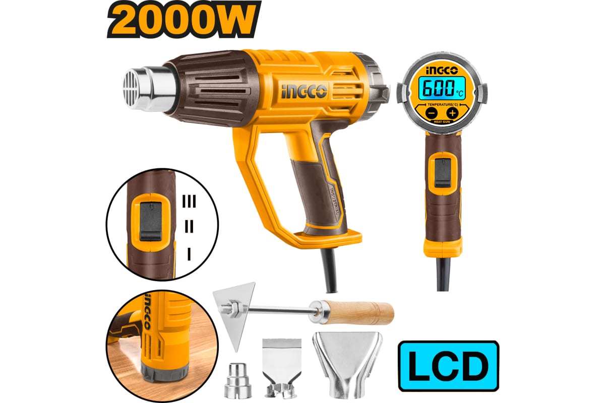INGCO HG200058 Heat gun 2000W