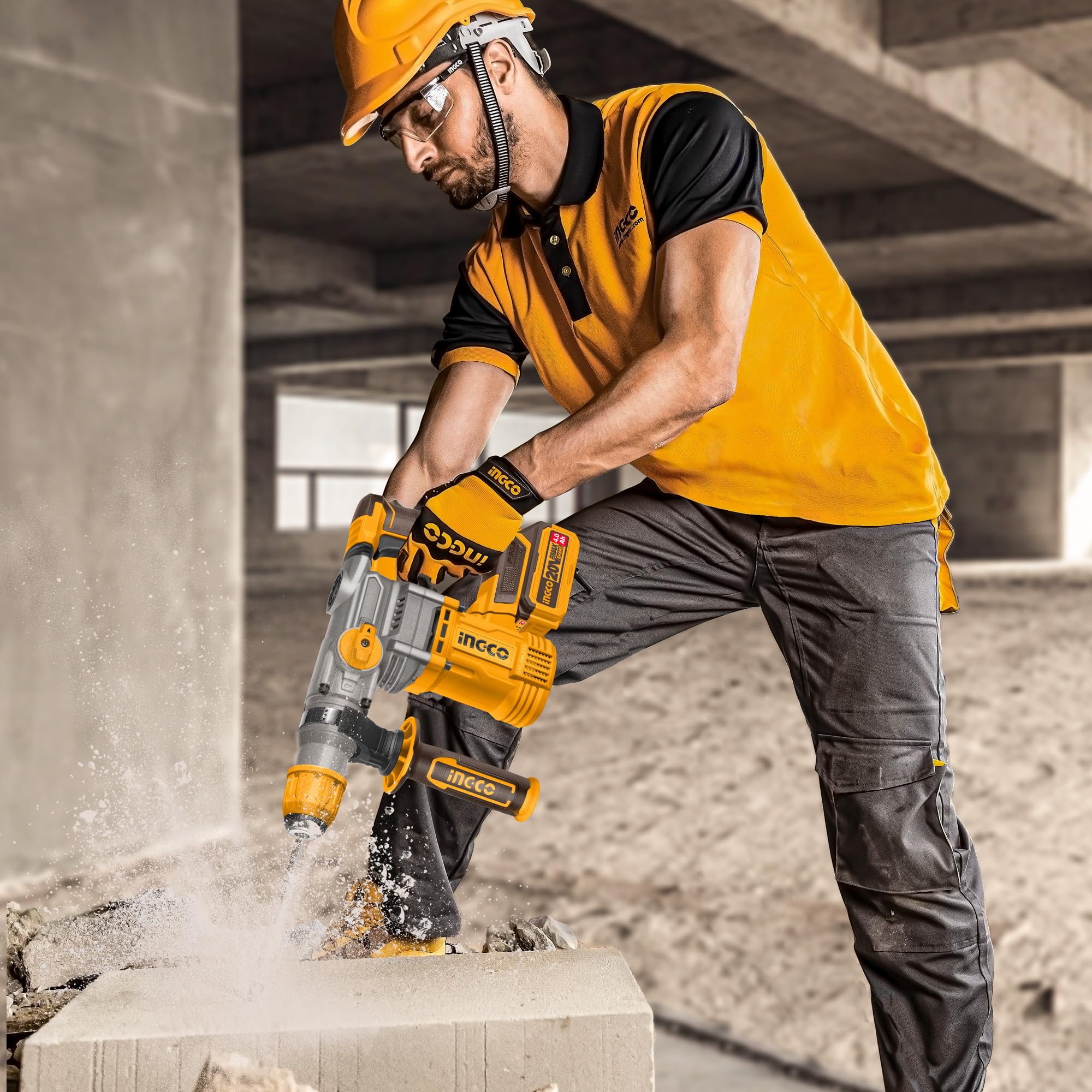 INGCO CRHLI20288 Lithium-Ion rotary hammer 20V