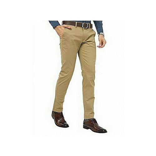 Hard Khaki Men's Trouser Official /Casual- Beige This khaki trouser is a Stretch and breathable hence makes movement easier and comfy. It can be  warn as casual, business and official.  Don't miss th
