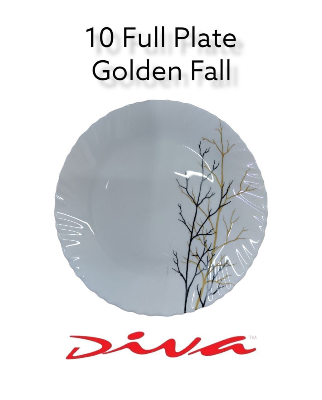 Diva 6 pcs dinner plates6 pcs diva plates Extra Strong Dinner plate. A great addition to any tabletop style, Polar White exudes a decorated design that is perfect for fast casual or outdoor dining ser
