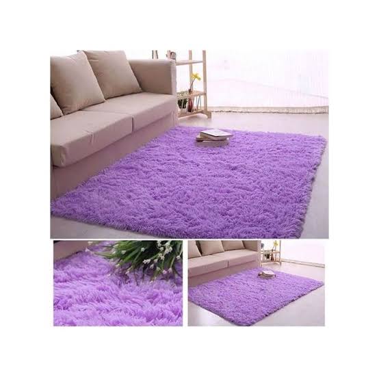 Fluffy carpets It is very soft for a warm and cozy living space and easy to care for. Add a chic, fresh touch to your favourite room. This floor carpet will protect your floor from damage and enable y