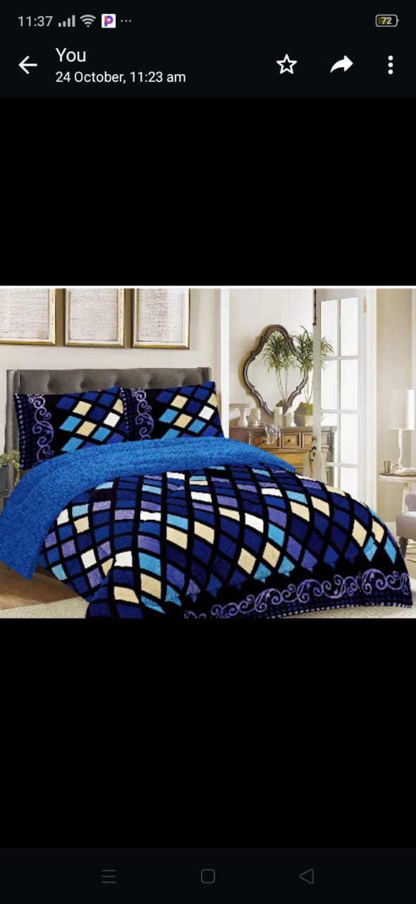 Heavy Woolen blankets 5*6 Enjoy luxury at home with this Super soft Velvet Blanket. Take your living room and bedroom to luxury levels with this classically styled and luxuriously soft blanket. Craft