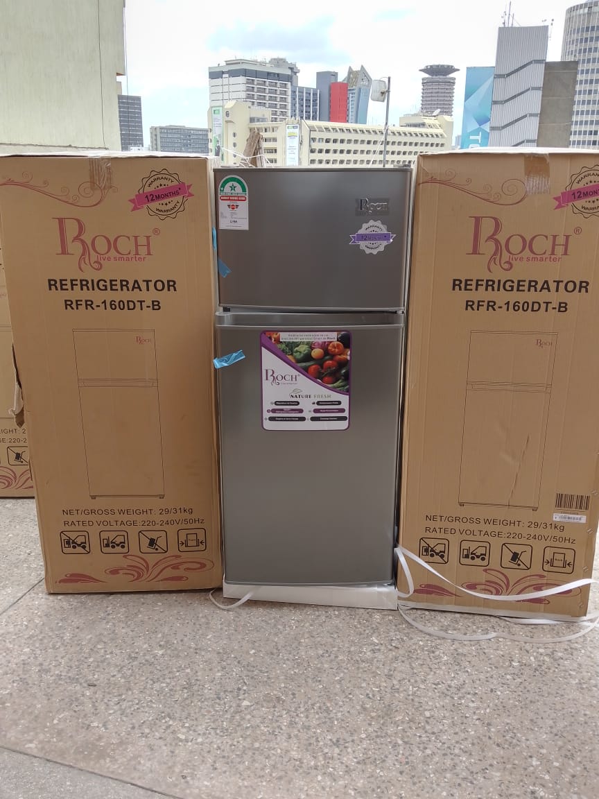 Roch RFR-160DT-B Double Door Fridge, 126L Mechanical Control
Comes equipped with big crisper drawer to make your life easier when selecting fresh ingredients.
Silent operation, making it ideal for fam