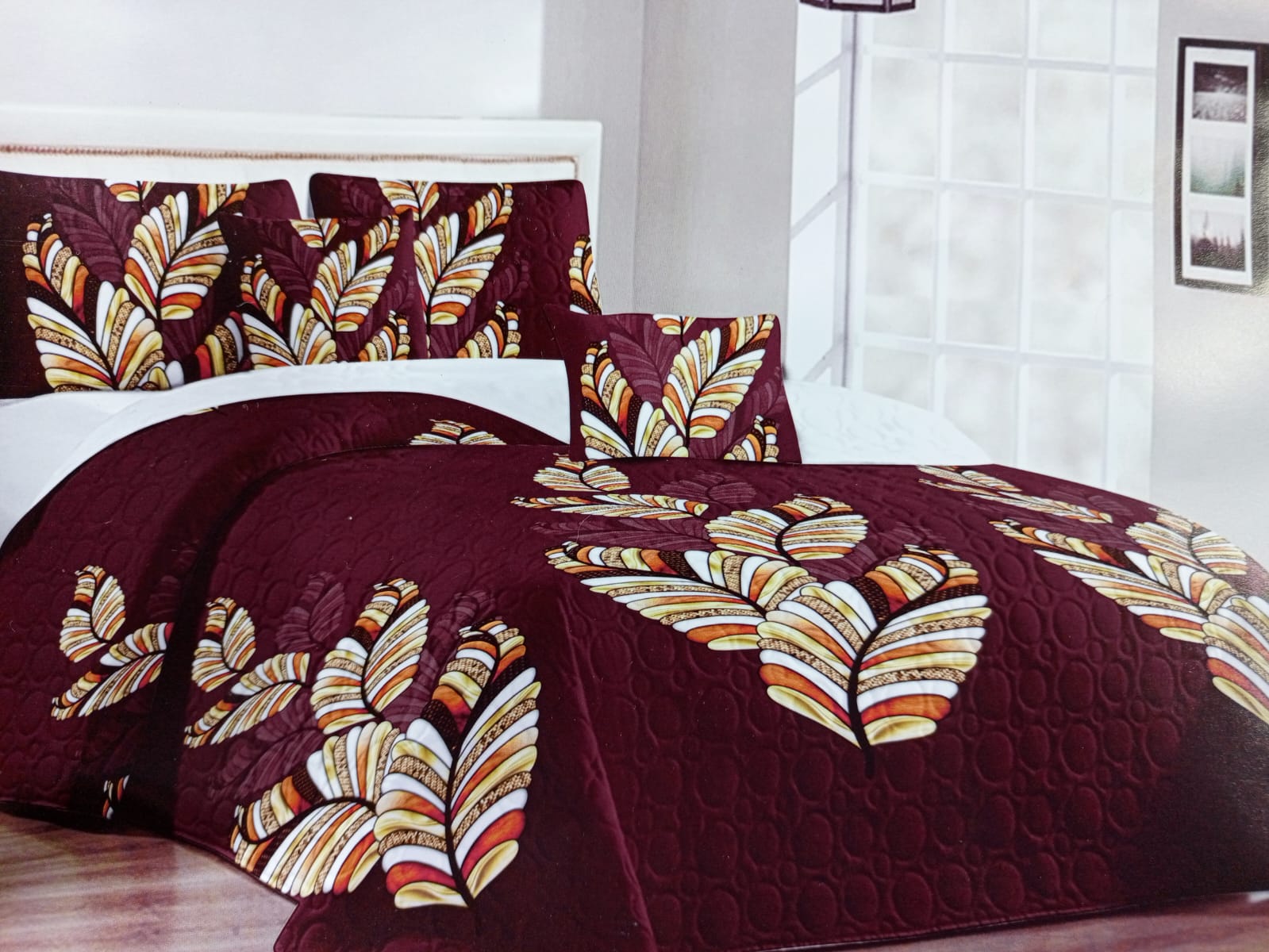 Bedcovers Quality Warm 1 pc Bedcover 1 pc bedsheet 2 pcs pillow cases 
▪️6x6