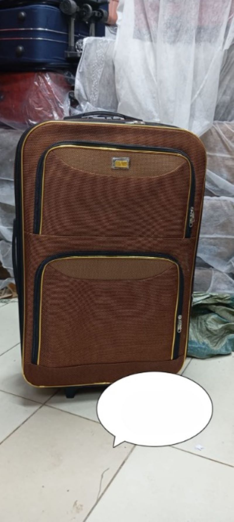 RESTOCKED 3 IN 1 Fabric material Bag Travel  trolley Bags