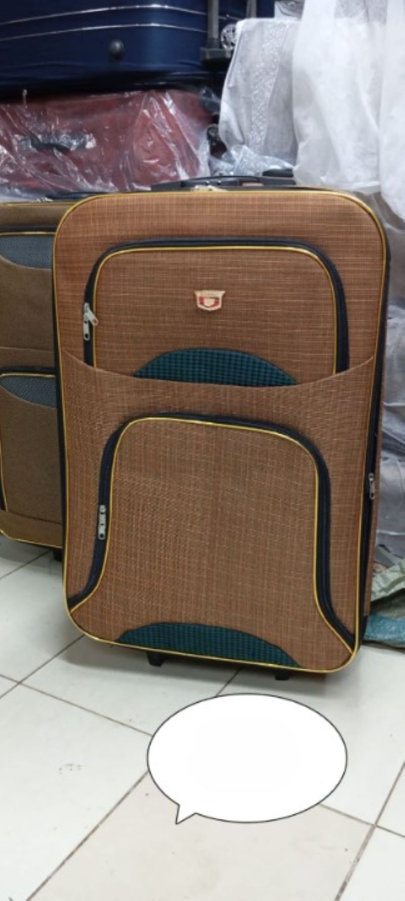 RESTOCKED 3 IN 1 Fabric material Bag Travel  trolley Bags