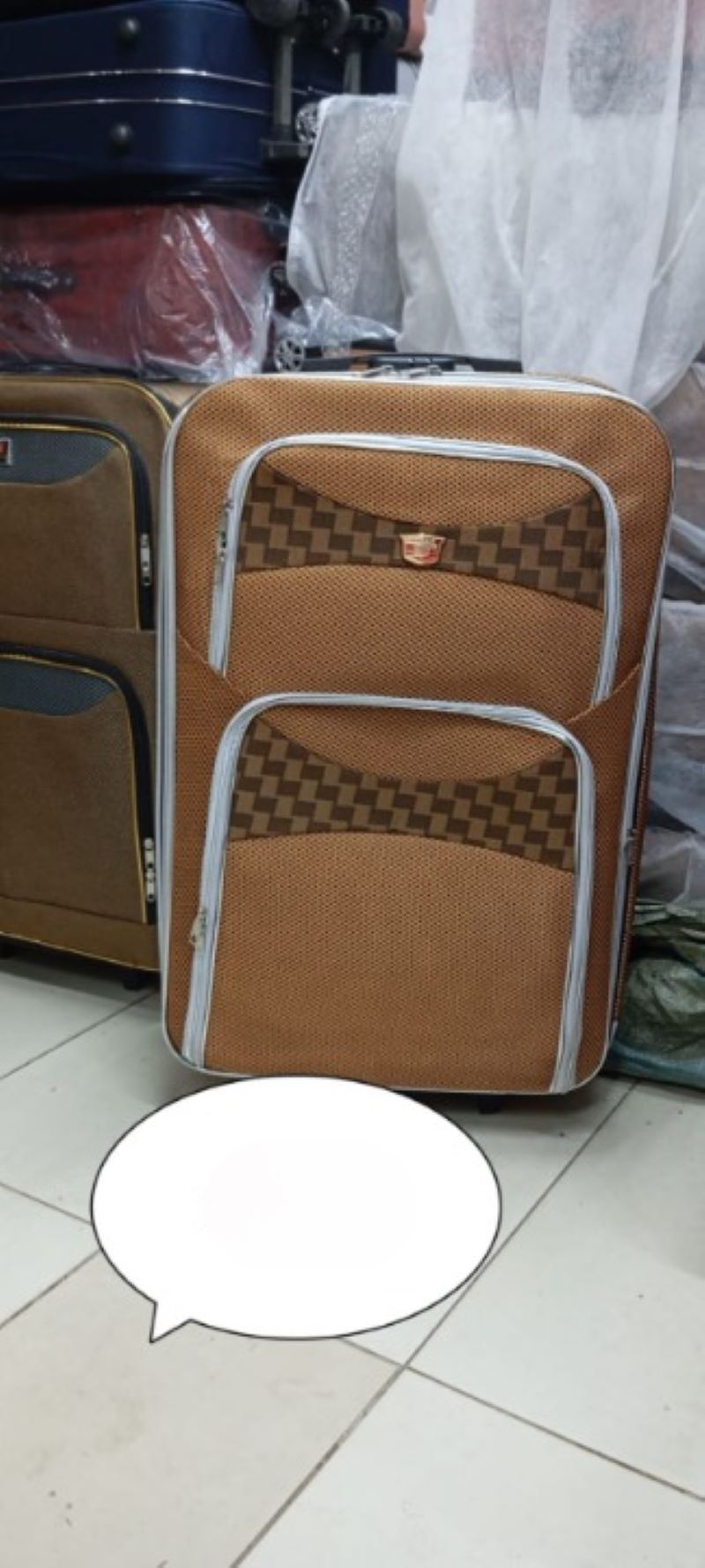 RESTOCKED 3 IN 1 Fabric material Bag Travel  trolley Bags