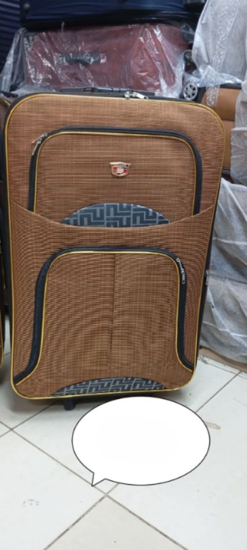 RESTOCKED 3 IN 1 Fabric material Bag Travel  trolley Bags