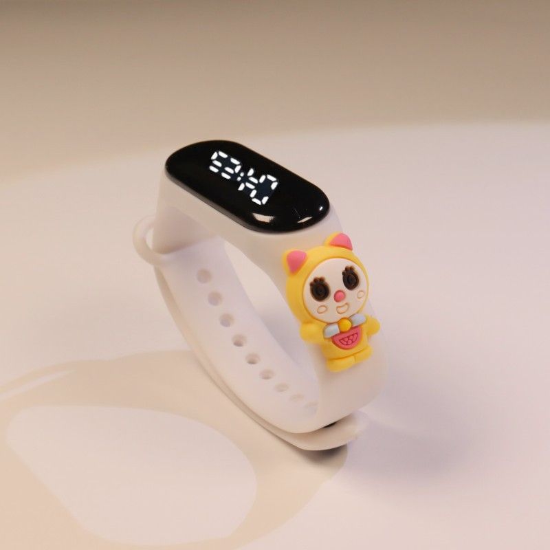 New waterproof children's bracelet, doll cartoon, elementary school student bracelet, sports touch screen bracelet, luminous cartoon watch