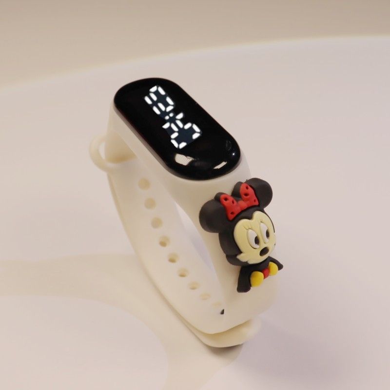 New waterproof children's bracelet, doll cartoon, elementary school student bracelet, sports touch screen bracelet, luminous cartoon watch