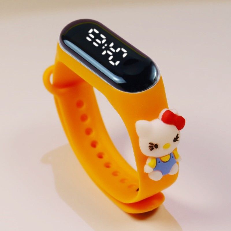 New waterproof children's bracelet, doll cartoon, elementary school student bracelet, sports touch screen bracelet, luminous cartoon watch