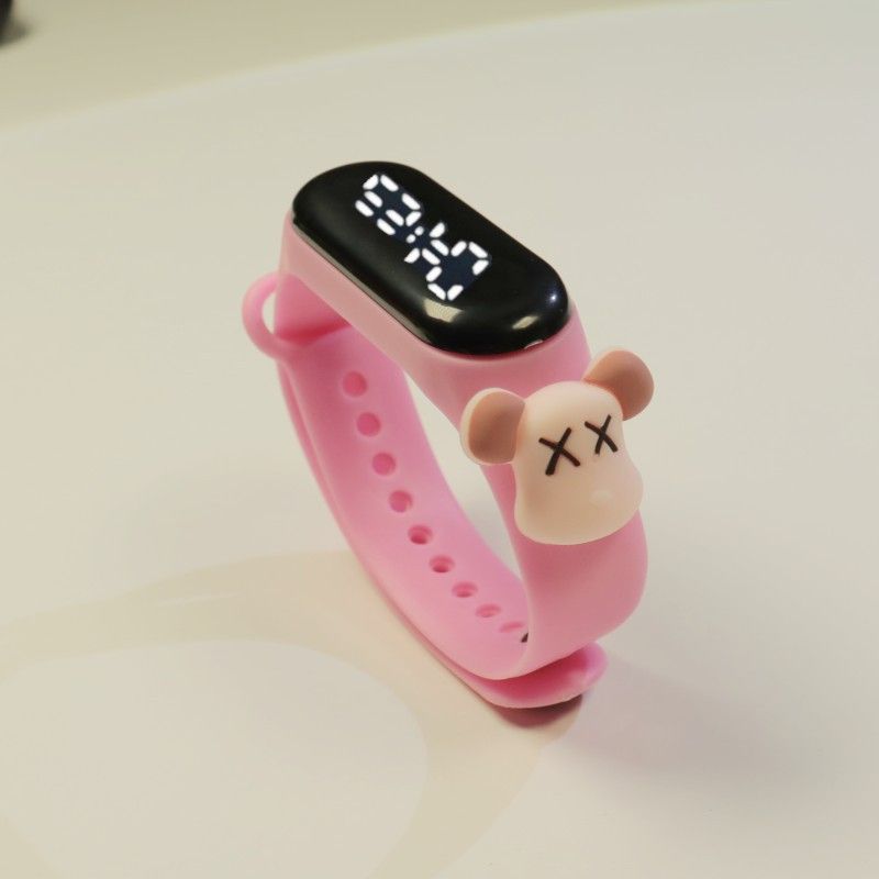 New waterproof children's bracelet, doll cartoon, elementary school student bracelet, sports touch screen bracelet, luminous cartoon watch