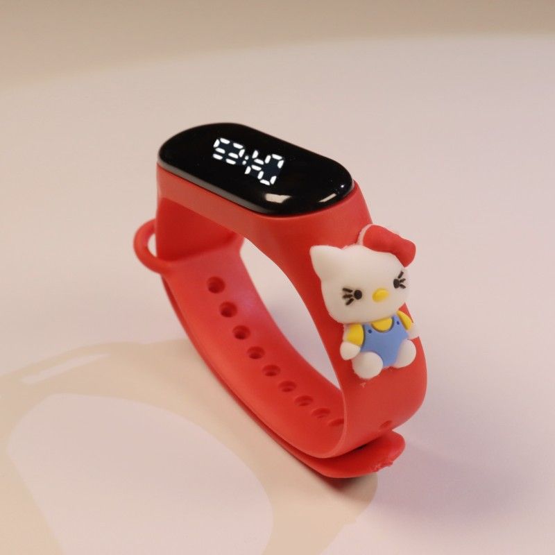 New waterproof children's bracelet, doll cartoon, elementary school student bracelet, sports touch screen bracelet, luminous cartoon watch