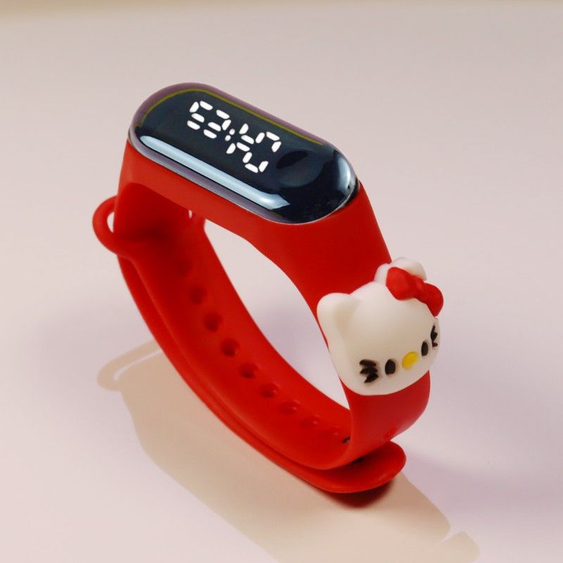 New waterproof children's bracelet, doll cartoon, elementary school student bracelet, sports touch screen bracelet, luminous cartoon watch
