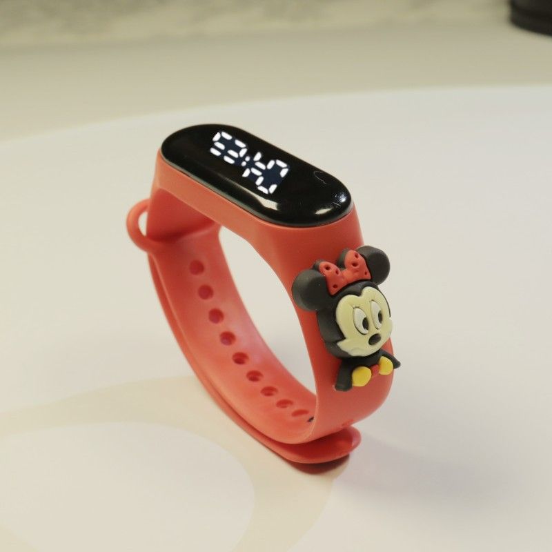 New waterproof children's bracelet, doll cartoon, elementary school student bracelet, sports touch screen bracelet, luminous cartoon watch