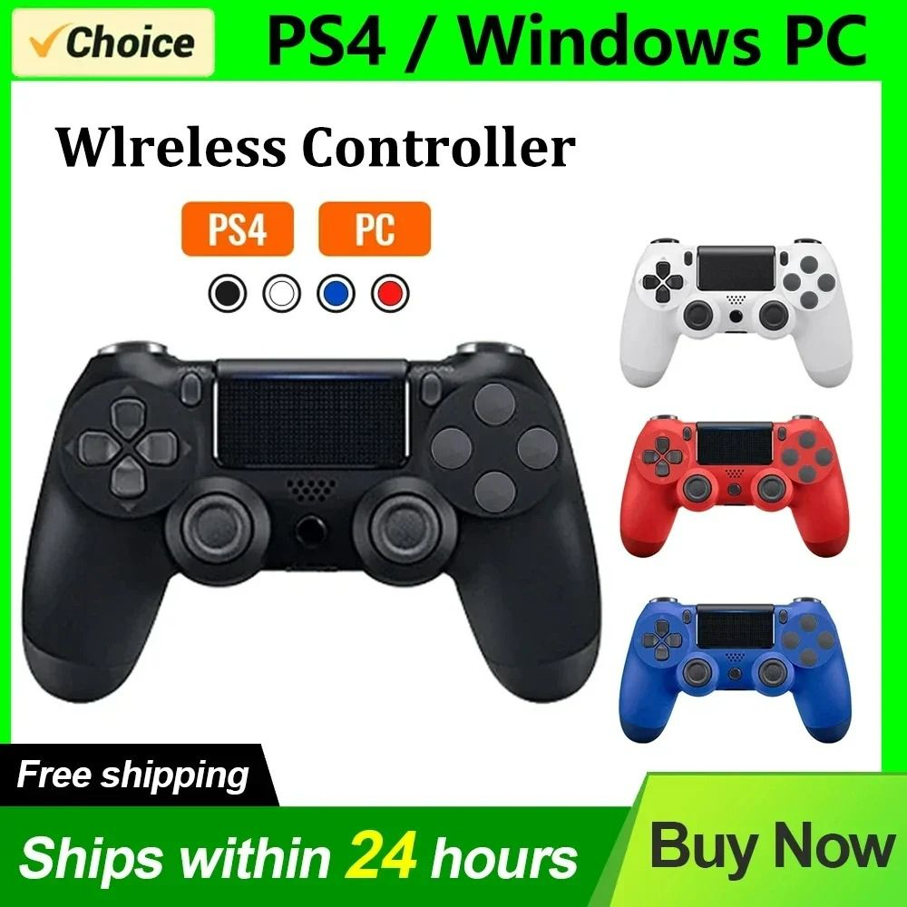 PS4 Wireless Bluetooth Controller Gamepad Playstation 4 Dualshock 4 Gamepad PC Joystick for Play Station Game Controller Handle for Dualshock 4
