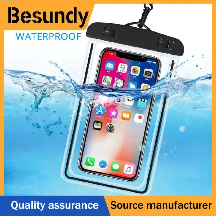 Universal Waterproof Phone Pouch/Clear Case Waterproof smartphone Dry Bag with Lanyard, Phone Pouch for Outdoor Water Sports, Boating, Hiking, Kayaking, Fishing