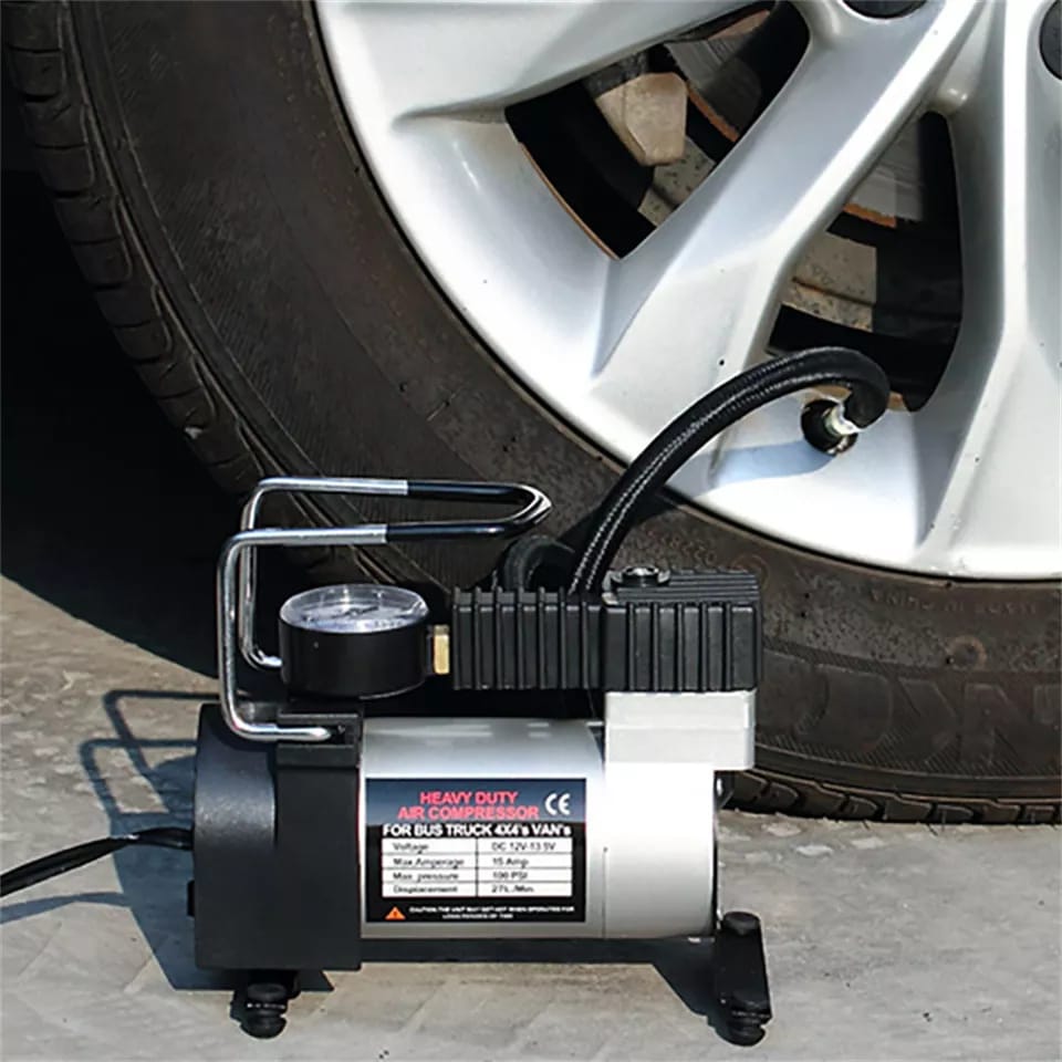 12V 1-Cylinder Air Compressor/Tyre Inflator 150 PSI