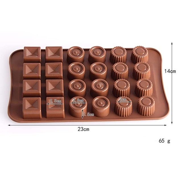 Silicone Chocolate Fructose Cake Baking Mold Pudding Ice Tray  Shape Silicone Multi-Shaping Mold